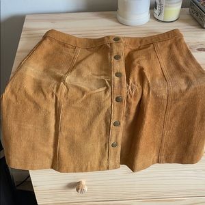 Corduroy Mini Skirt